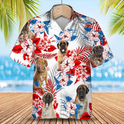 English Mastiff Hawaiian Shirt, Summer aloha shirt, Men Hawaiian shirt, Gift for summer