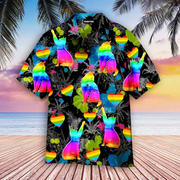 LGBT Cat Pride Month Aloha Hawaiian Shirts