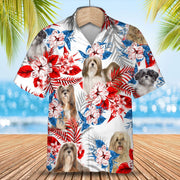 Lhasa Apso Hawaiian Shirt - Summer aloha shirt, Hawaiian shirt for Men and women