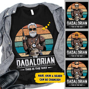 Dadalorian Personalized Shirt For Dad, Daddy Shirt