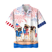 Pug 4th of july hawaiian shirt - Independence Day Is Coming, USA Patriotic Hawaiian Shirt