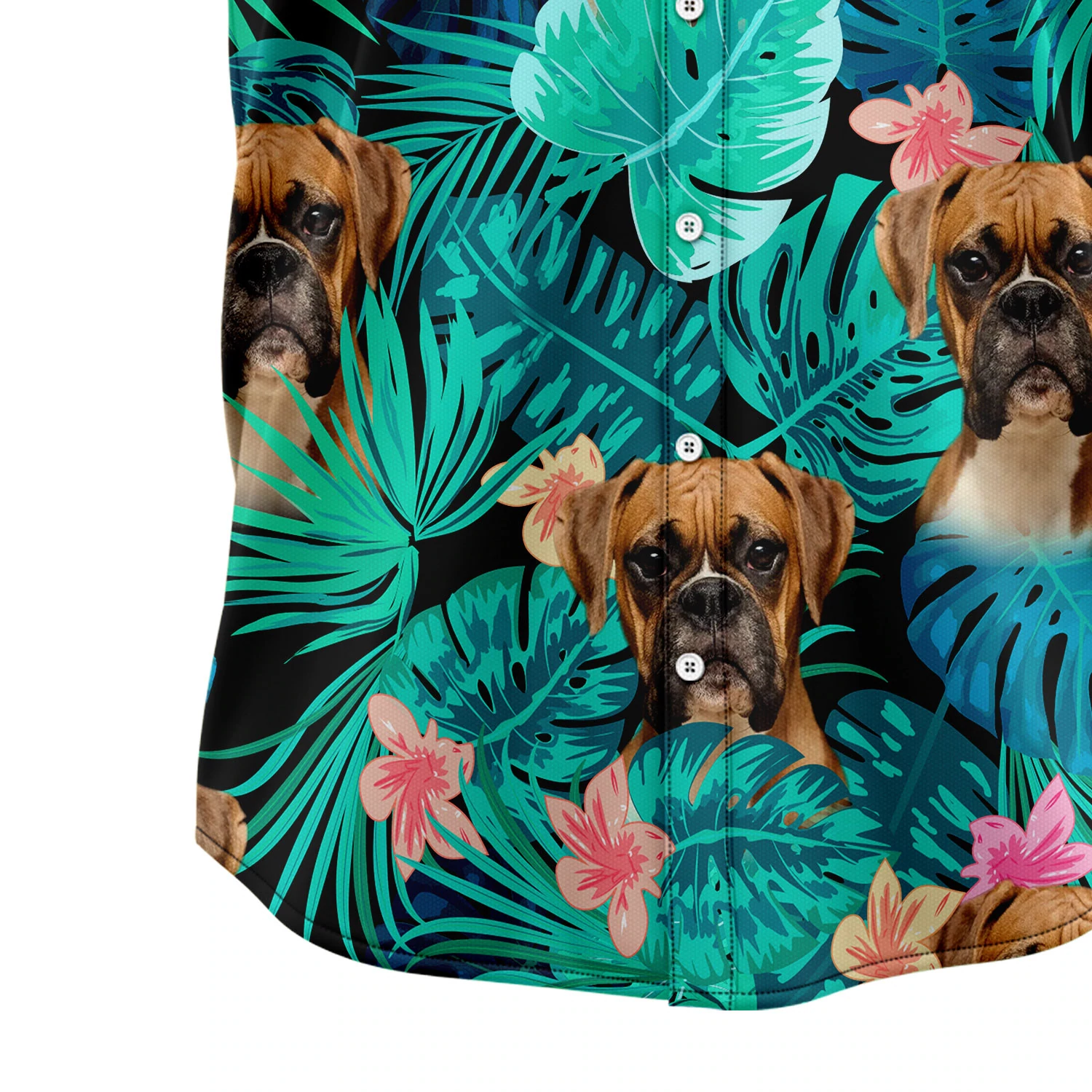 Custom Dog Face Tropical Hawaiian Shirt, Summer Hawaiian Shirts for Men, women Aloha Beach Shirt