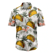 Tacos Taco Bell Tropical Vintage Hawaii Shirt, Summer Hawaiian Shirts for Men and Women Aloha Beach Shirt