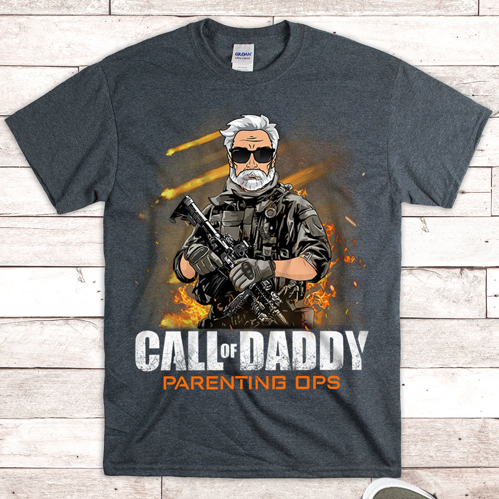 Call Of Daddy Parenting Ops Personalized Shirt , For Dad, Daddy Shirt