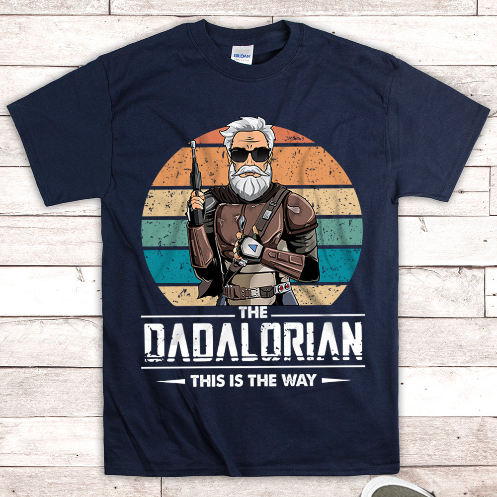 Dadalorian Personalized Shirt For Dad, Daddy Shirt New 2