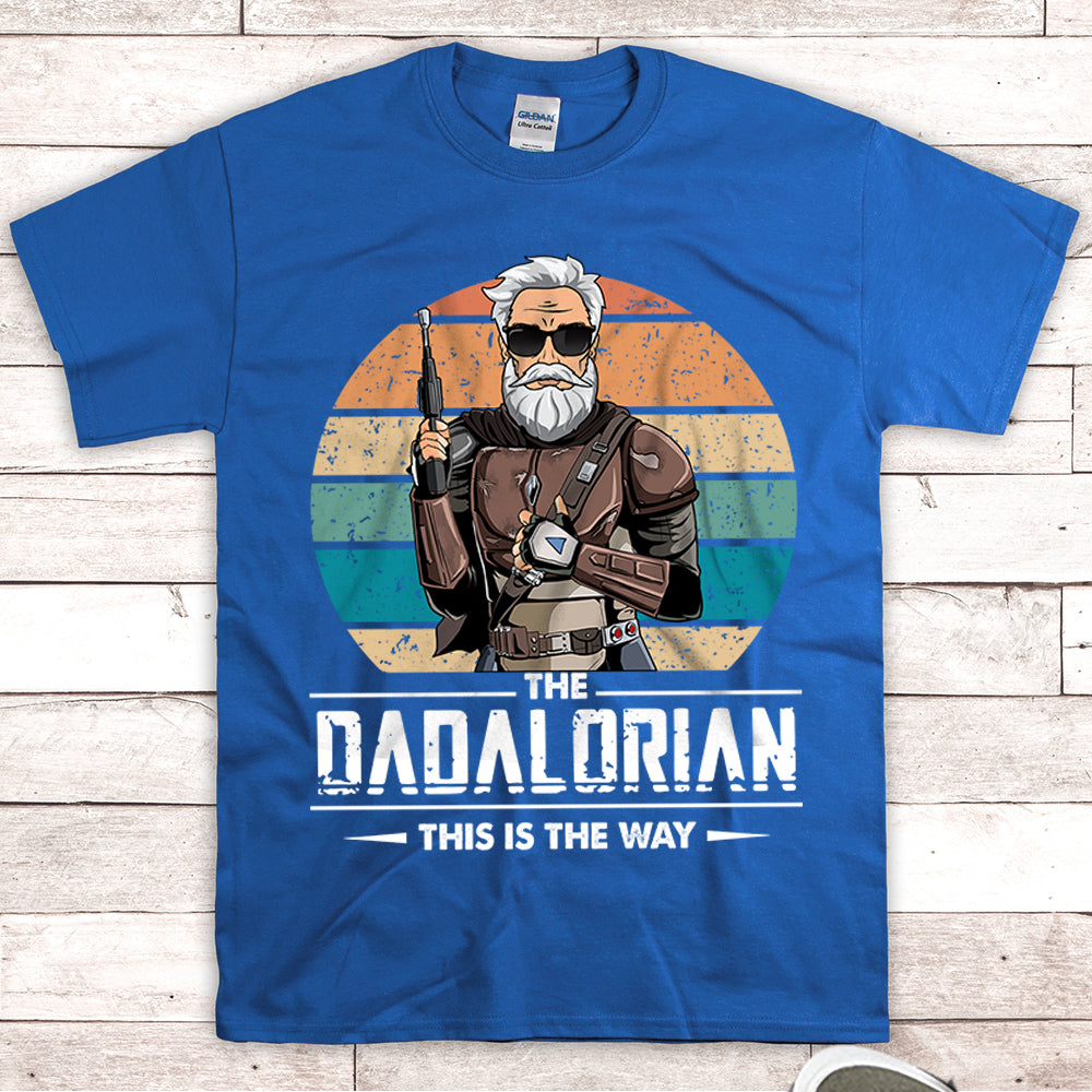 Dadalorian Personalized Shirt For Dad, Daddy Shirt New 2